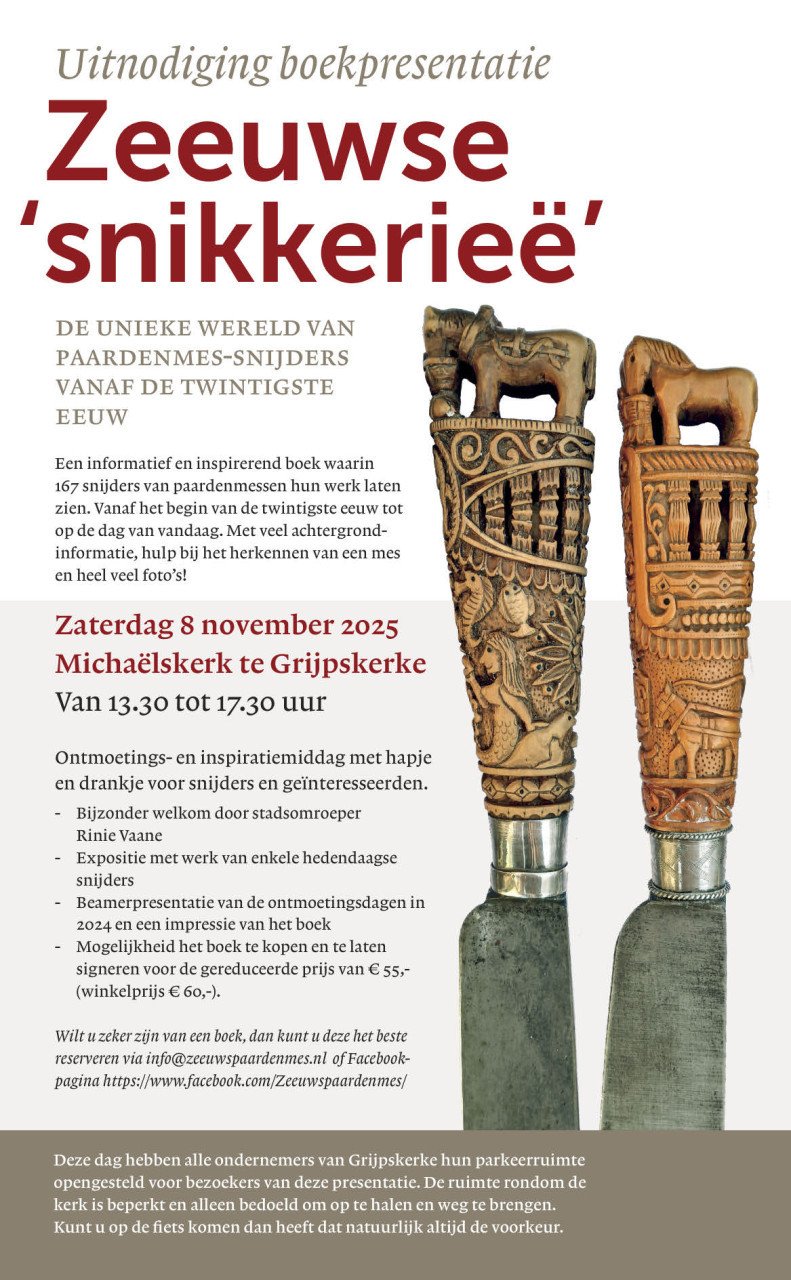 Uitnodiging boekpresentatie "Zeeuwse Snikkeriee"