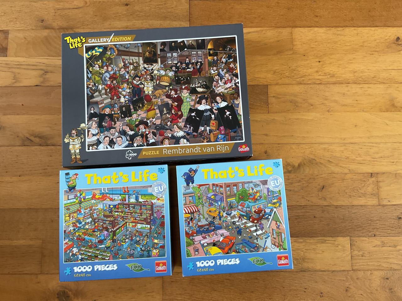 3 That’s Life puzzels samen voor € 10