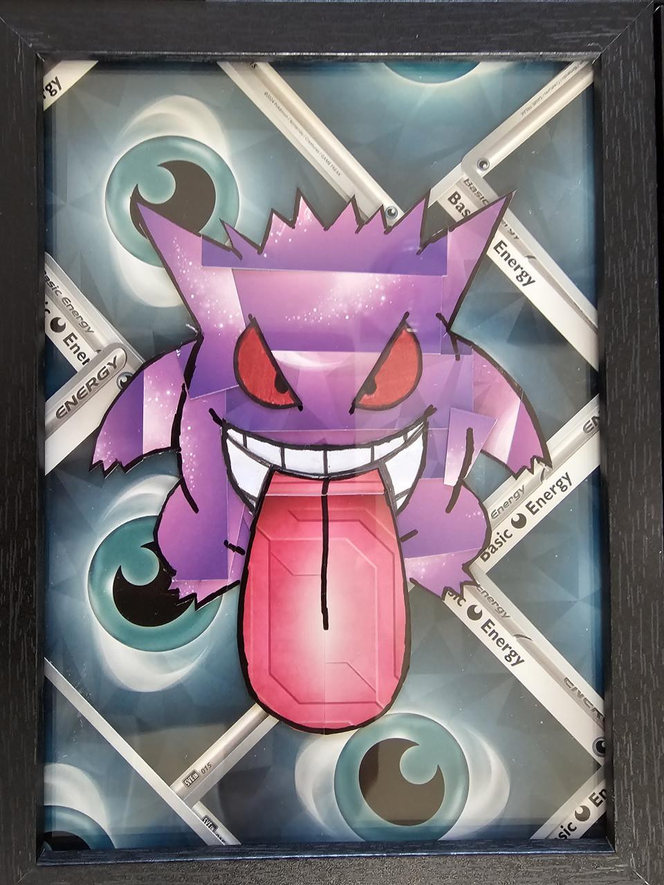 Handgemaakt pokemon figuren van energy kaarten