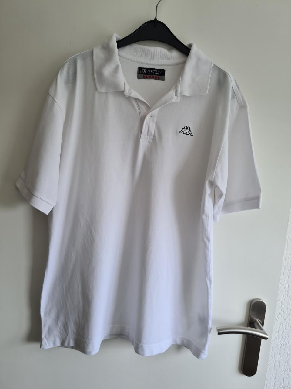 Nieuw witte Polo shirt van Kappa Maat XL