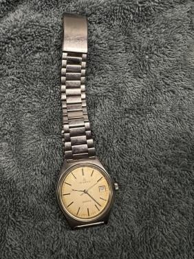 MARTI heren horloge met datum swiss made Moet nieuwe batterij in