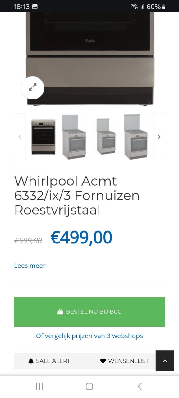 Gasfornuis
