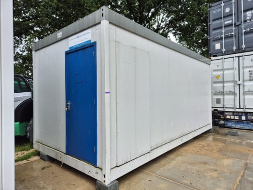 6x3m sanitair-unit / toiletunit / woonunit / camping toilet
