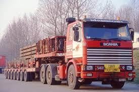 Mammoet van Seumeren Scania 142 V8 Set WSI nieuw in OVP