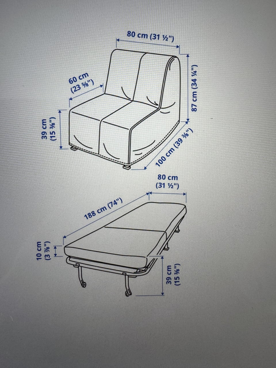 IKEA slaapfauteuil