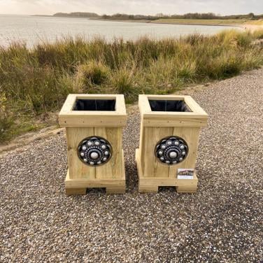 Zeeuwse knop bloembak L32 x B35 x H45 10jr. Jubileumactie