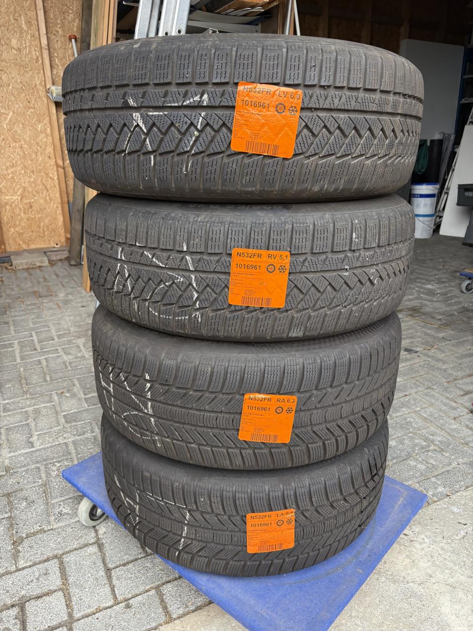 4 winterbanden Continental TS850 P255/VW