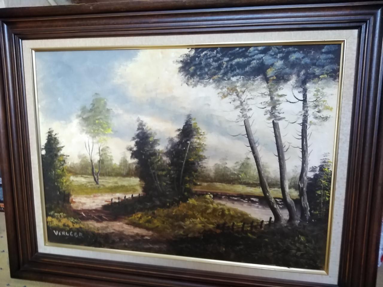 Schilderij bomen