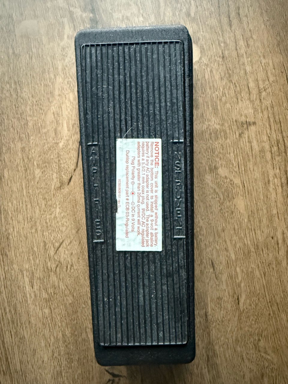 Dunlop cry baby wah pedal