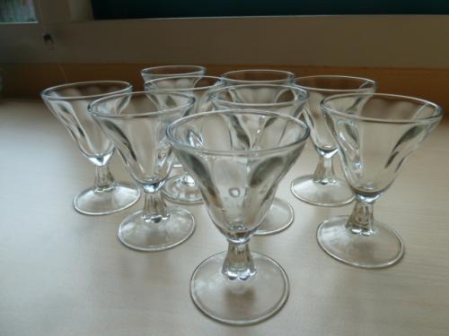 Borreglaasjes 9 stuks