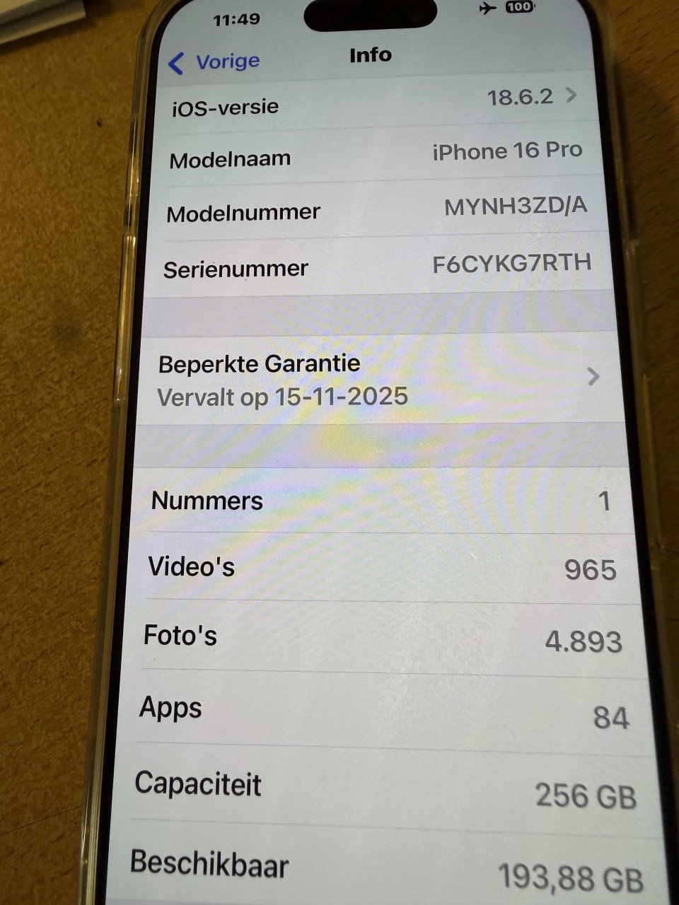 Iphone 16 256gb pro