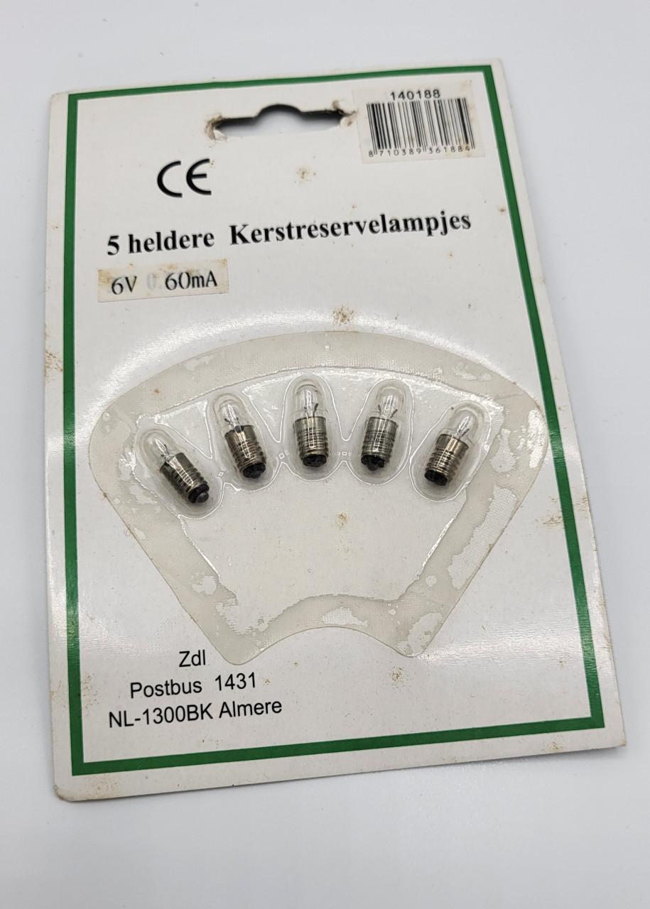 Vintage kerst reservelampjes