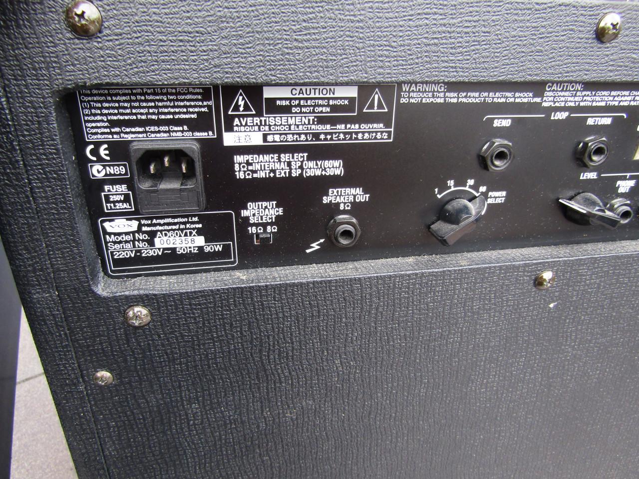 Versterker vox ad 60 vtx