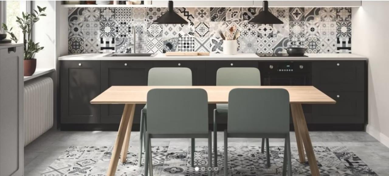 3030-455 Decortegel mix, grijstinten met beige, 20x20 cm, per m²