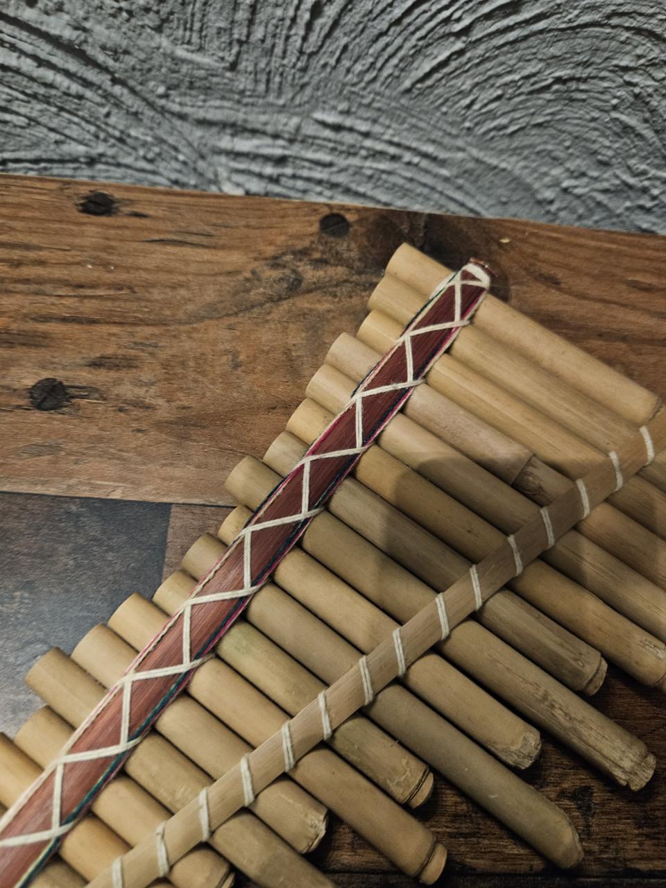 Mooie Panfluit - Handgemaakt Houten Blaasinstrument