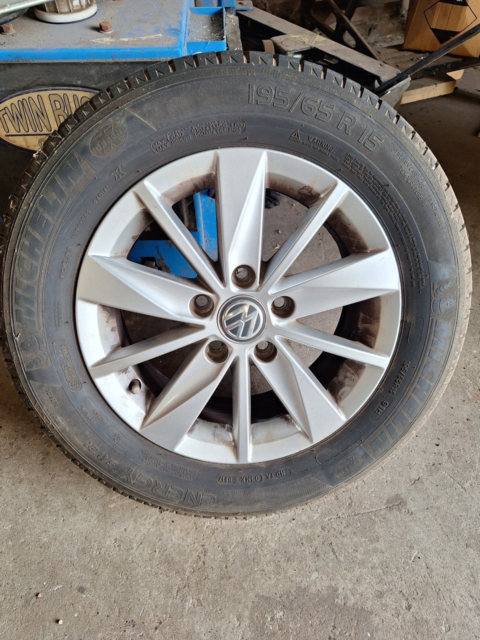 4 origineel Volkswagen lichtmetalen velgen