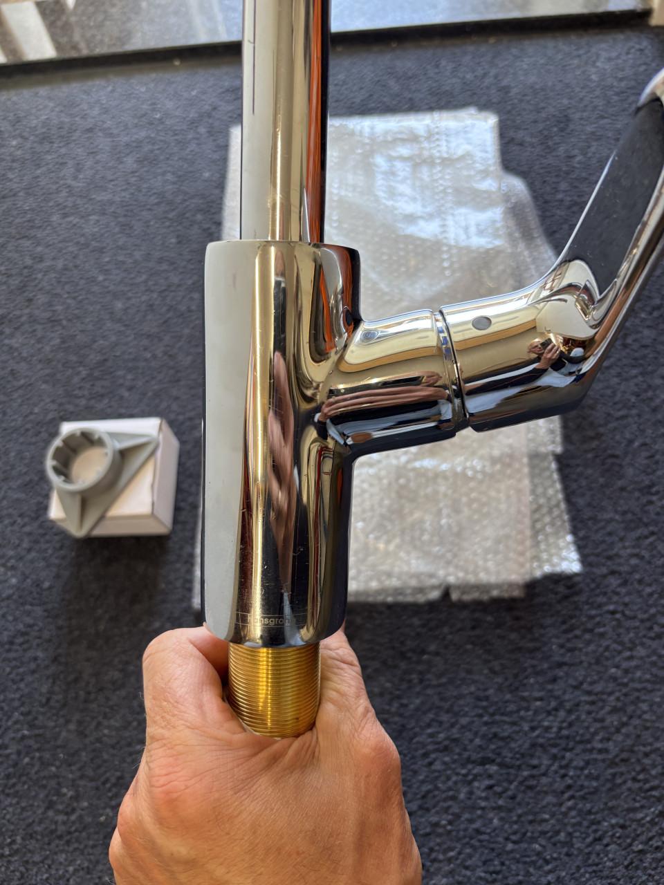 Hans Grohe keukenkraan type Focus, met uittrekbare vuistdouche