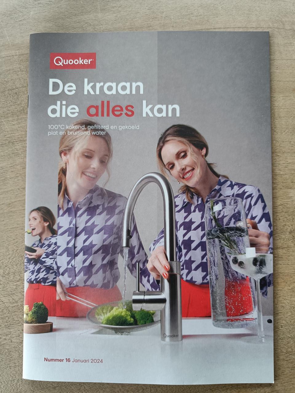 Quooker Front kokendwaterkraan mat zwart