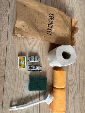 Serviceset schoonmaakpakket vakantiewoning