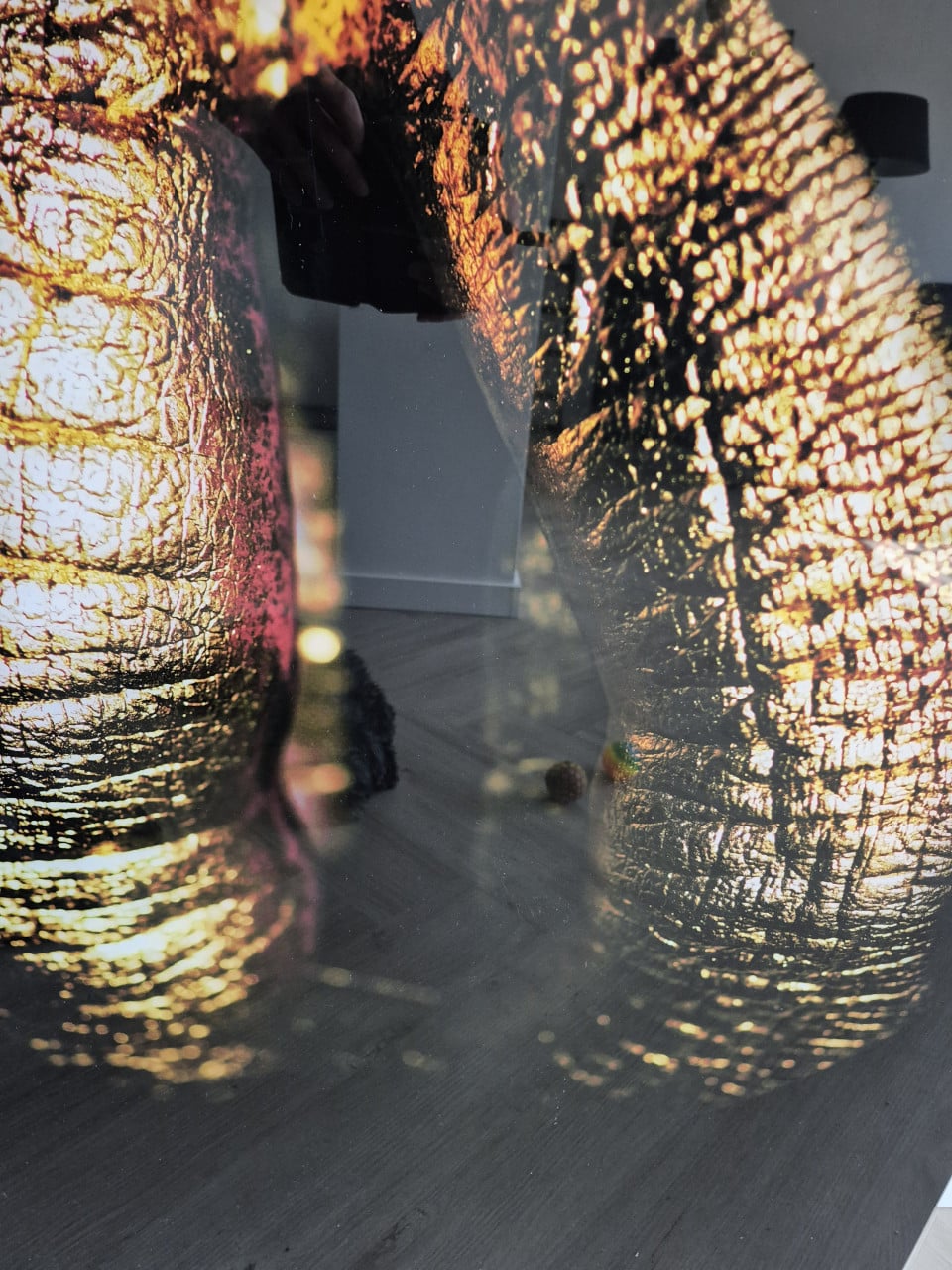 Mooie glazen schilderij