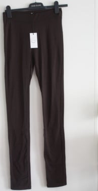 Nieuwe dikke bruine legging maat s