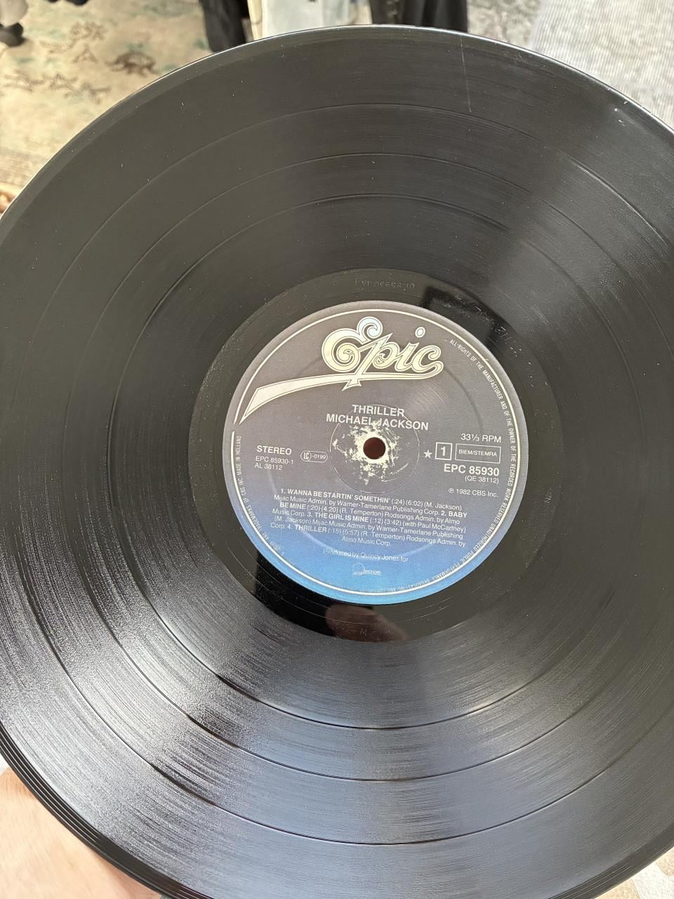 Michael Jackson Bad lp NL persing 1982