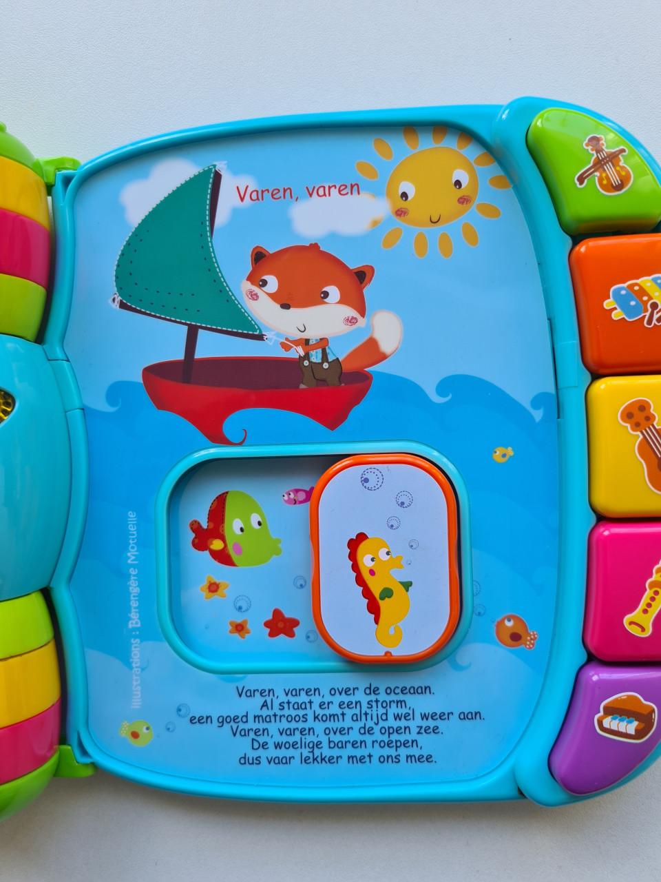 VTech Magisch Liedjesboek in de kleur blauw.  Interactief speelgoed