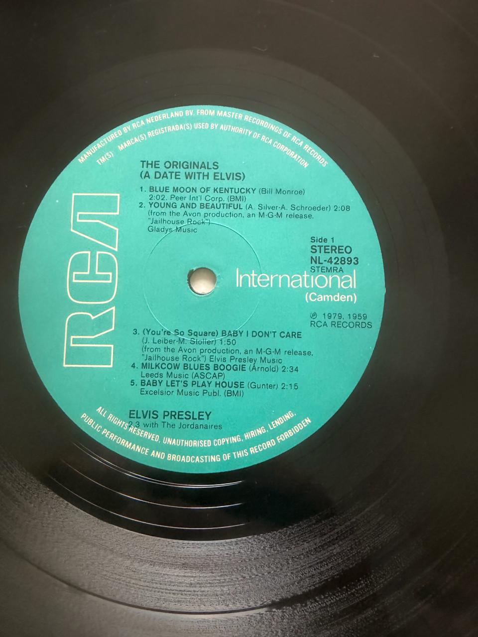 LP A Date with Elvis 1979