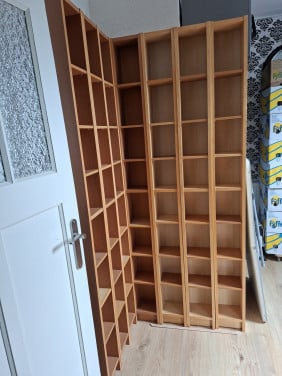 7 losse kast elementen voor cd's en/of dvd's