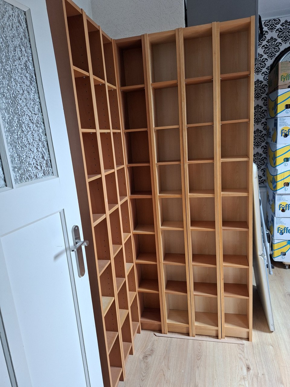 7 losse kast elementen voor cd's en/of dvd's
