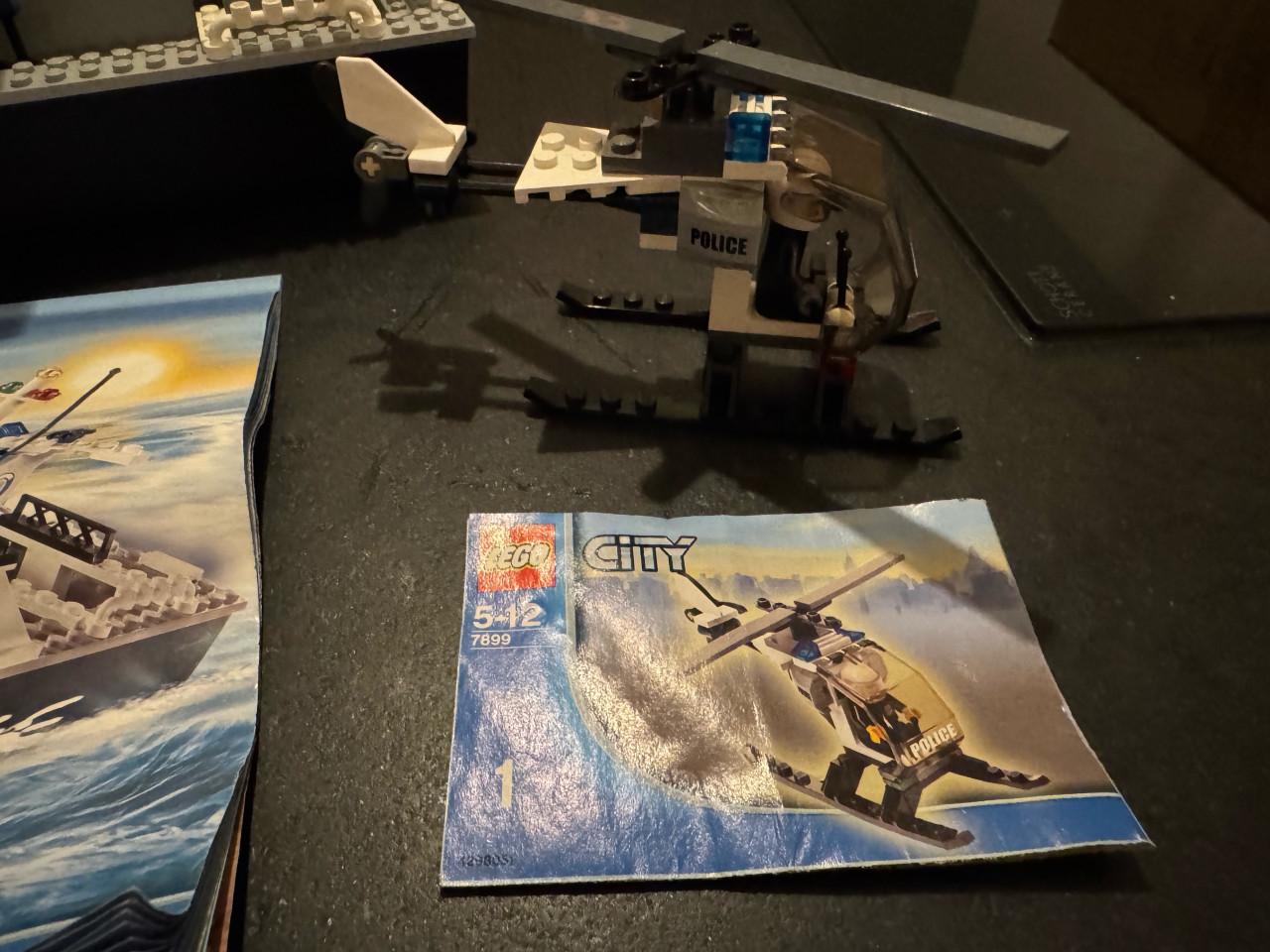 Lego City politie boot met helikopter 7899
