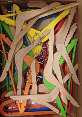 Kinderkleerhangers (doos vol)