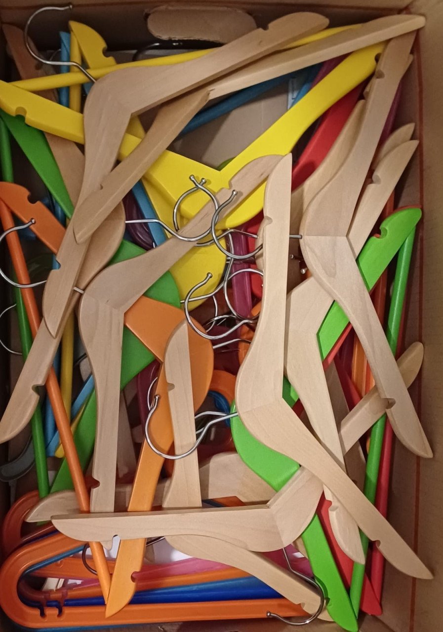 Kinderkleerhangers (doos vol)