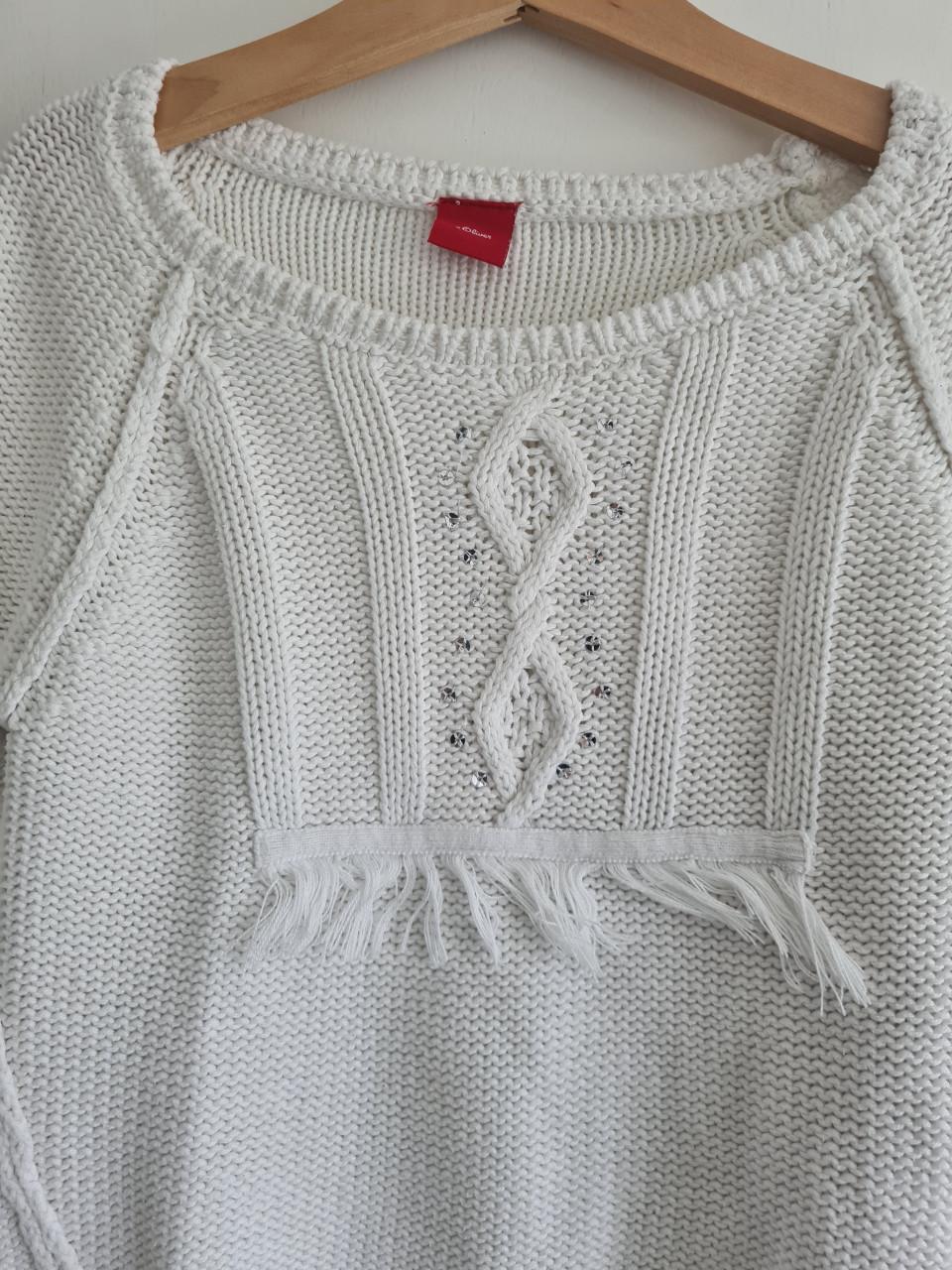 Witte katoenen trui van s' Oliver  Mt 128-134