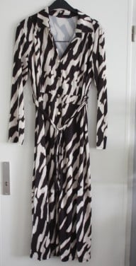 Zebra print jurk maat L