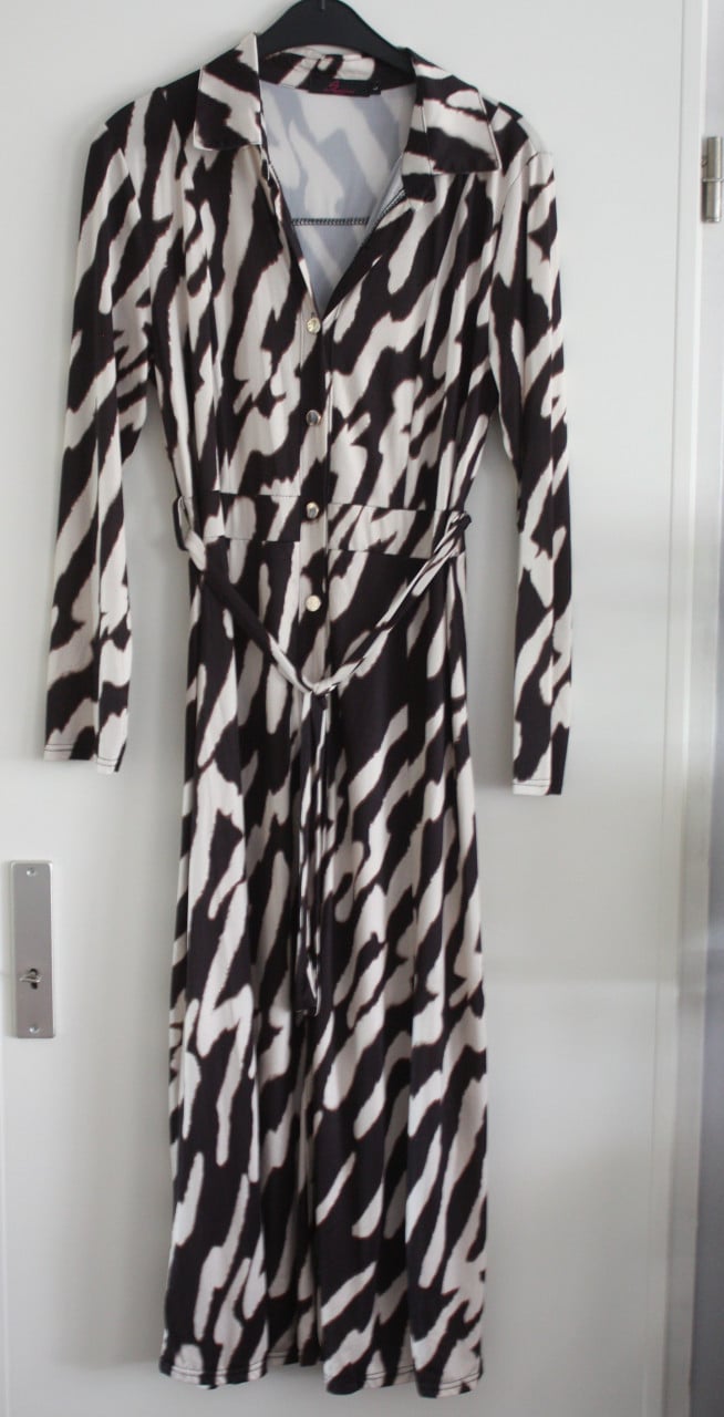 Zebra print jurk maat L
