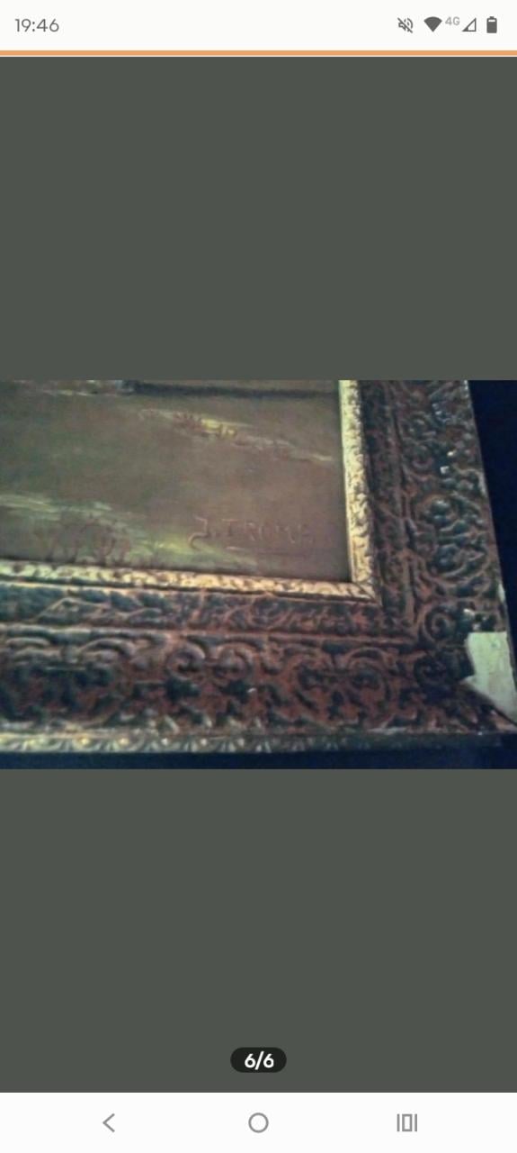 Oud schilderij. Get. J. Tromp