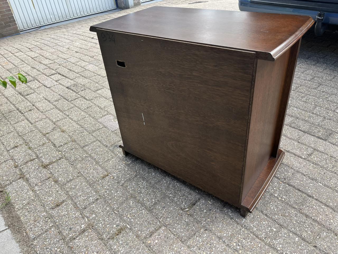 Audio-of televisiemeubel eikenhout