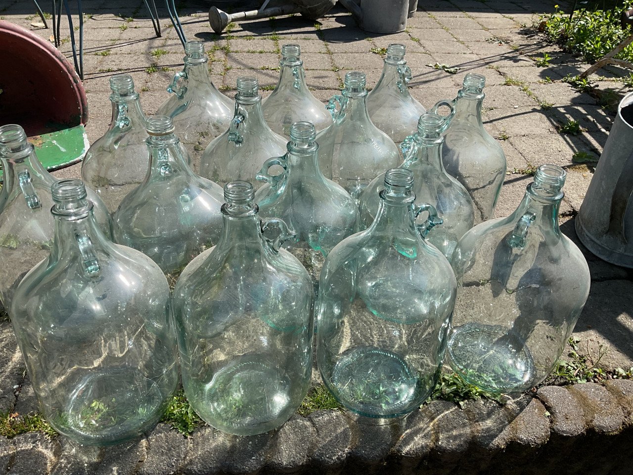 Brocante flessen 5 liter