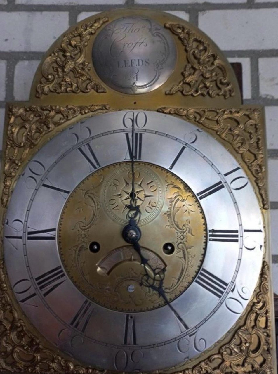 Engelse staande klok eind 1700