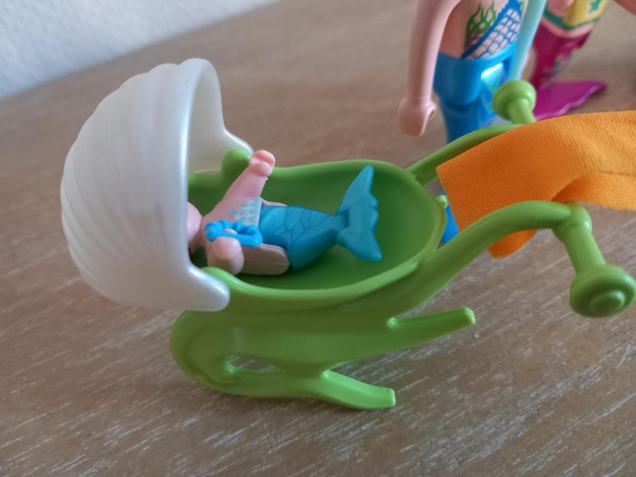 Playmobil zeemeerminnen met baby en peuter setnr 70100