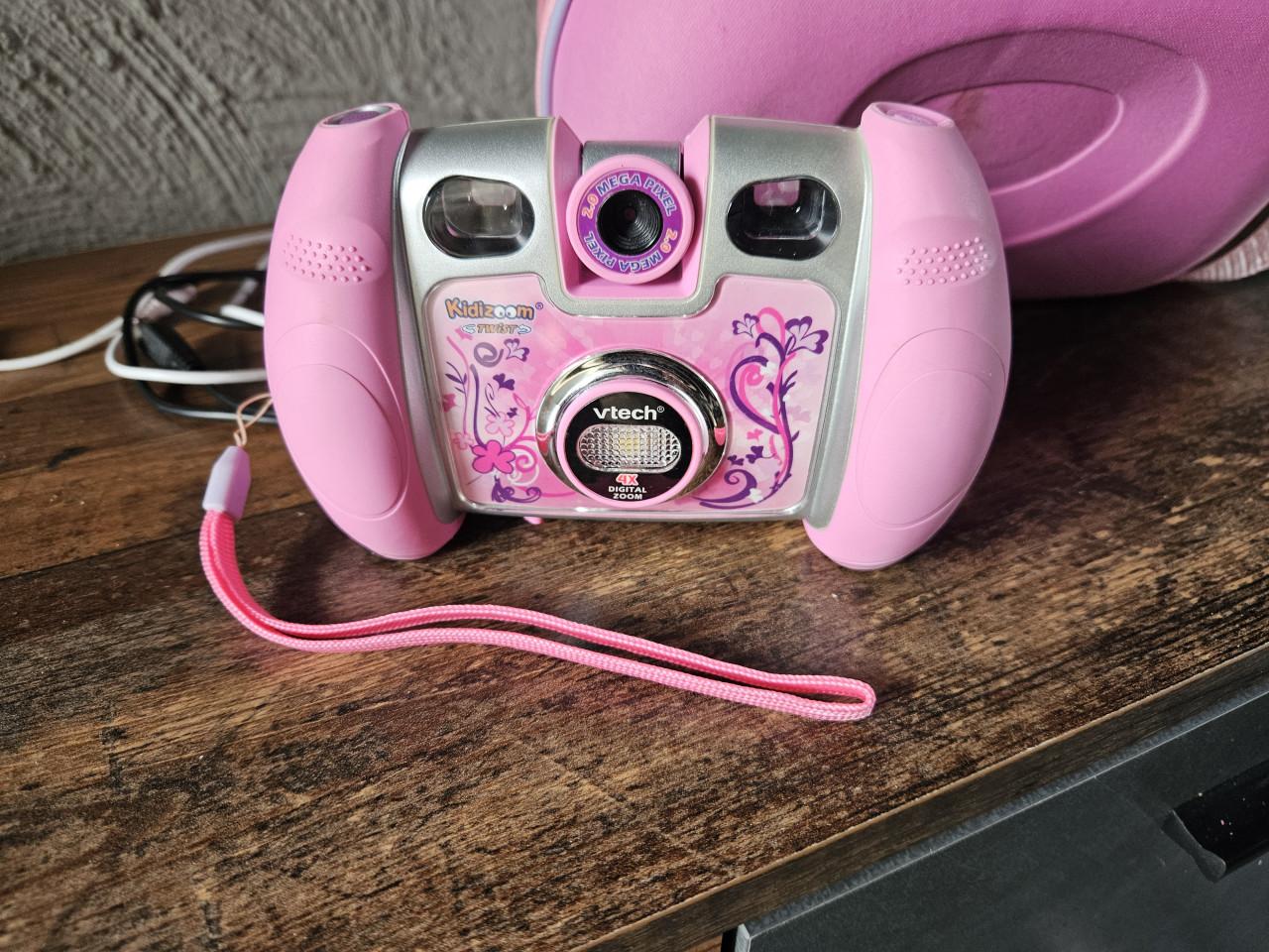 Zgan VTech Kidizoom Twist Digitale Camera Roze met Tasje