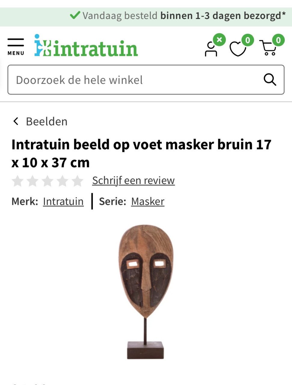 2 houten beelden