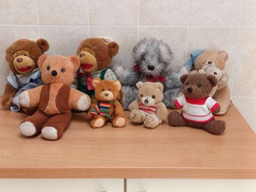 Acht stuks beren zoals de foto laat zien.