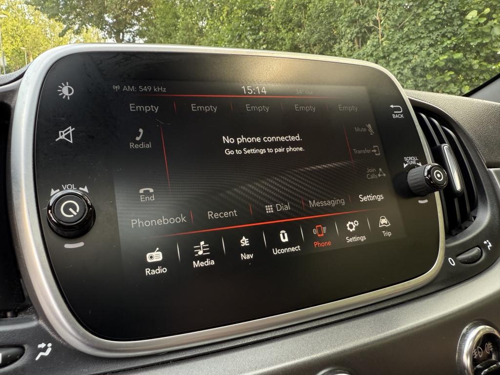 Fiat 500 1.4 t-j ab 595 pista // sabelt carbon stoelen //