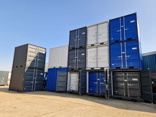 Diverse nieuwe 10, 8, 6 en 4ft opslagcontainers / bouwcontainers