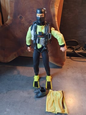 Leuke originele vintage Action Man GI Joe doll met accessoires...
