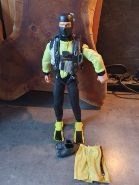 Leuke originele vintage Action Man GI Joe doll met accessoires...