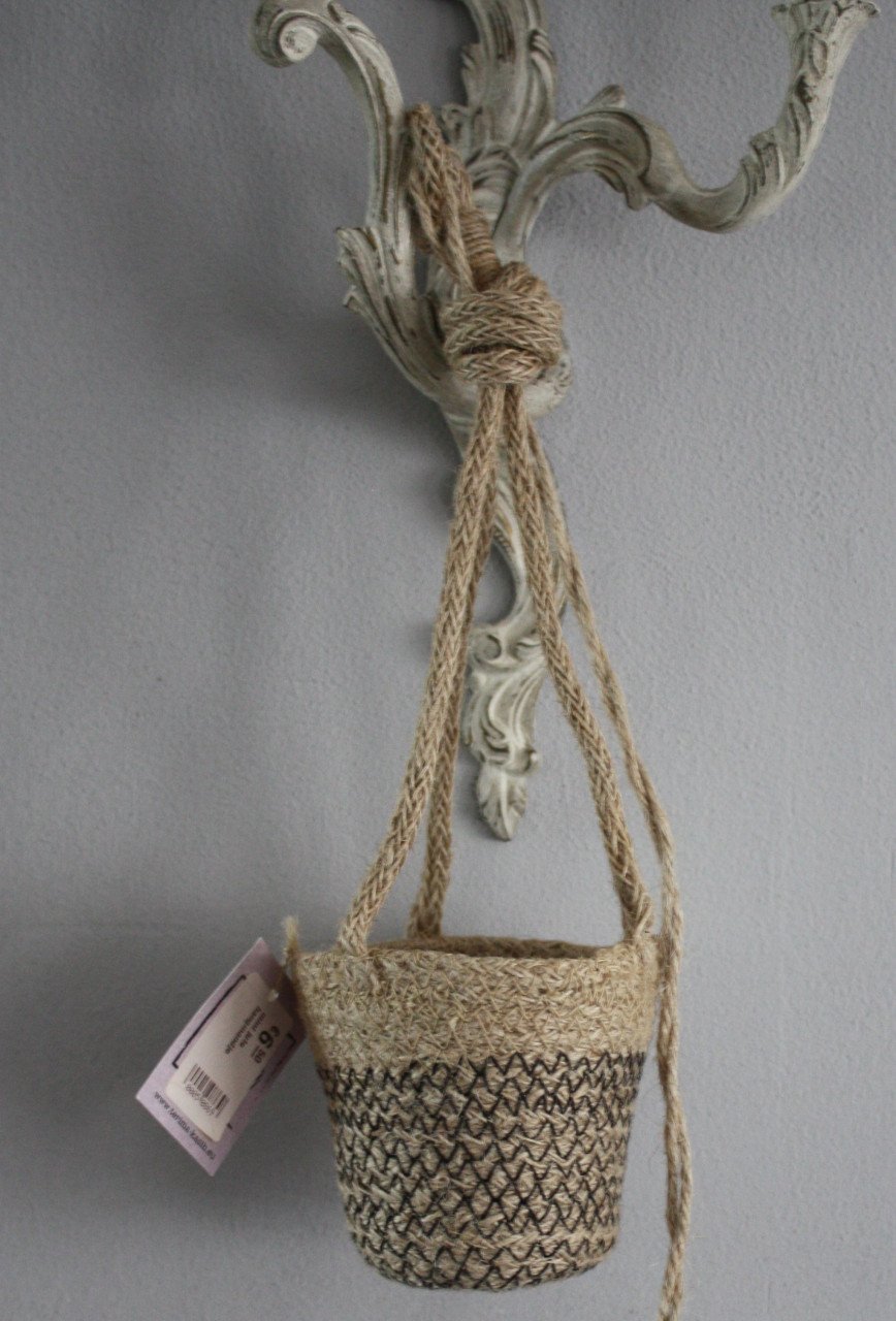 Nieuwe bloempotje hang mandje