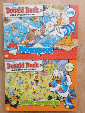 Donald Duck puzzels 1000st